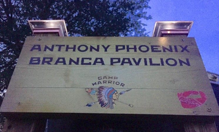 Camp Warrior Dedicates Anthony Phoenix Branca Pavilion